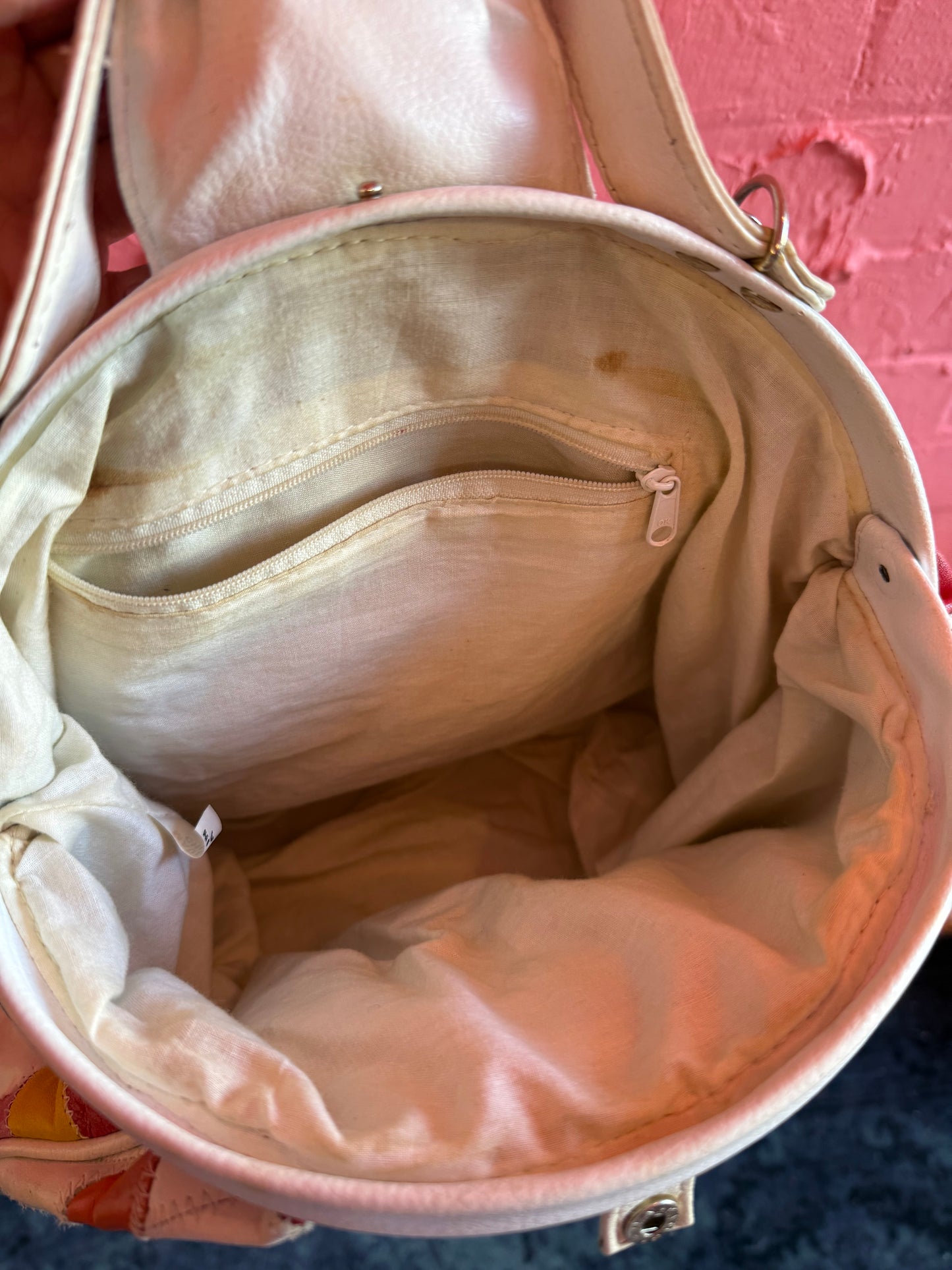 80s leather bag