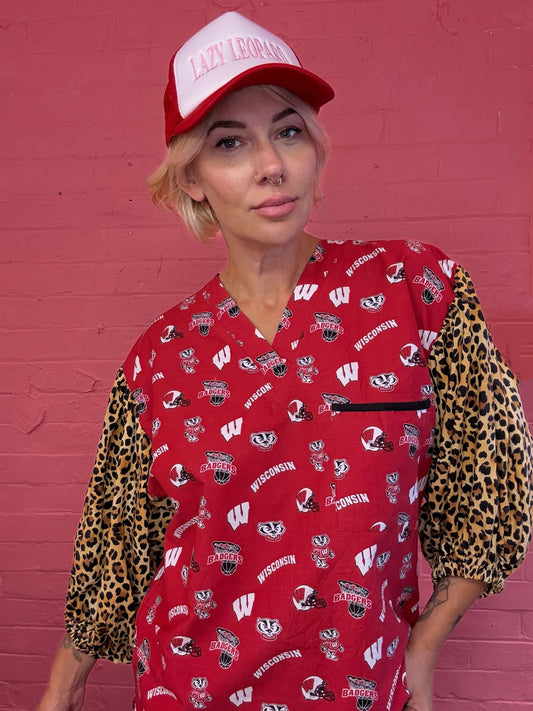 American workwear puff top