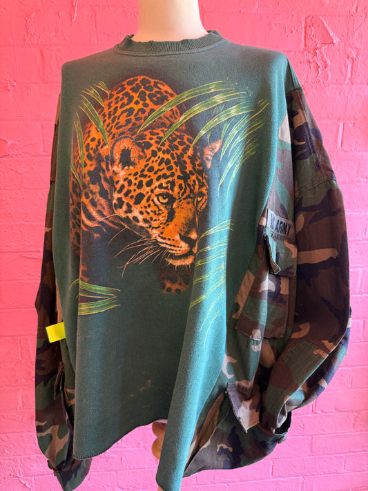 Lazy leopard work & play