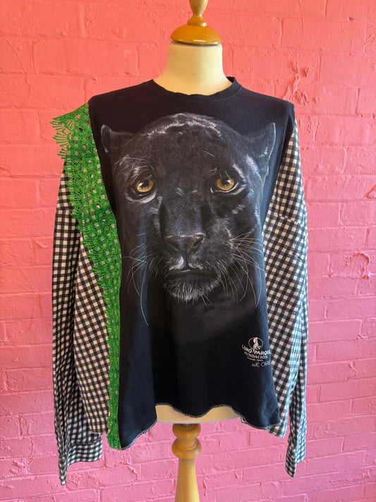Lazy panther top