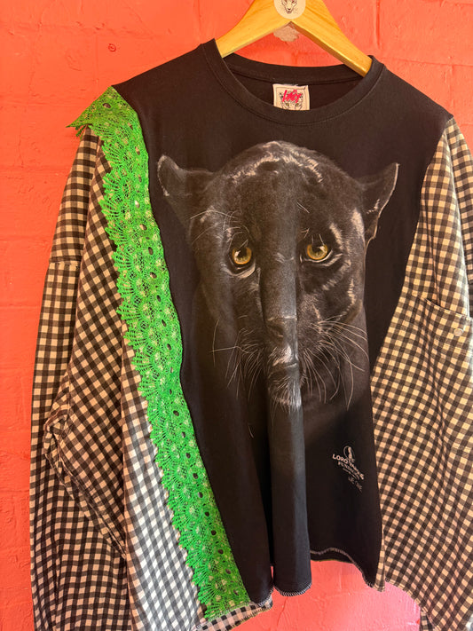 Lazy panther top