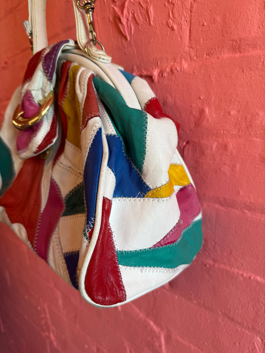 80s leather bag