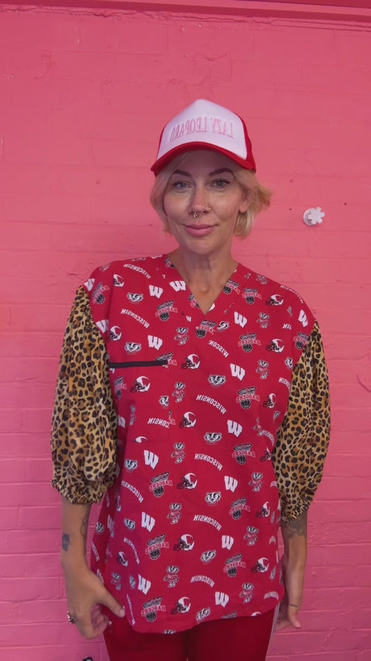 American workwear puff top